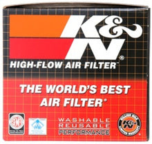 Load image into Gallery viewer, K&N Universal Chrome Filter 1 15/16 inch FLG / 3 inch Base / 2 inch Top / 3 inch Height