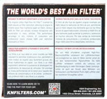 Load image into Gallery viewer, K&N Universal Chrome Filter 1 15/16 inch FLG / 3 inch Base / 2 inch Top / 3 inch Height