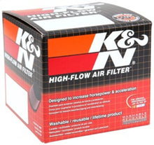 Load image into Gallery viewer, K&N Universal Chrome Filter 1 15/16 inch FLG / 3 inch Base / 2 inch Top / 3 inch Height