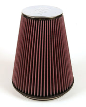 Load image into Gallery viewer, K&N Universal Chrome Filter 6 inch FLG / 7.5 inch Base / 4.5 inch Top / 9 inch Height