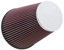Load image into Gallery viewer, K&N Universal Chrome Filter 6 inch FLG / 7.5 inch Base / 4.5 inch Top / 9 inch Height