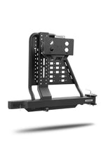 Load image into Gallery viewer, Go Rhino Swing-A-Way Hitch Mounted Tire Carrier (Lic. Plate Lights Not Included) - Textured Black