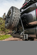 Load image into Gallery viewer, Go Rhino Swing-A-Way Hitch Mounted Tire Carrier (Lic. Plate Lights Not Included) - Textured Black