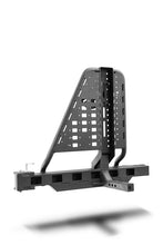 Load image into Gallery viewer, Go Rhino Swing-A-Way Hitch Mounted Tire Carrier (Lic. Plate Lights Not Included) - Textured Black