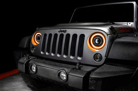 ORACLE Lighting 0718 Jeep Wrangler JK Oculus 7in Switchback BiLED Projector Headlights