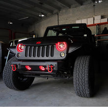 Load image into Gallery viewer, Oracle 7in High Powered LED Headlights - Black Bezel - ColorSHIFT No Controller