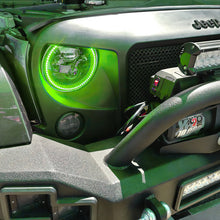 Load image into Gallery viewer, Oracle 7in High Powered LED Headlights - Black Bezel - ColorSHIFT No Controller