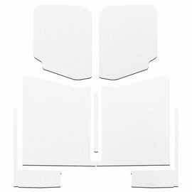 DEI 20-22 Jeep Gladiator JT 4-Door Boom Mat Complete Headliner Kit - 7 Piece - White