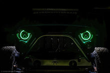 Load image into Gallery viewer, Oracle 7in High Powered LED Headlights - Black Bezel - ColorSHIFT No Controller